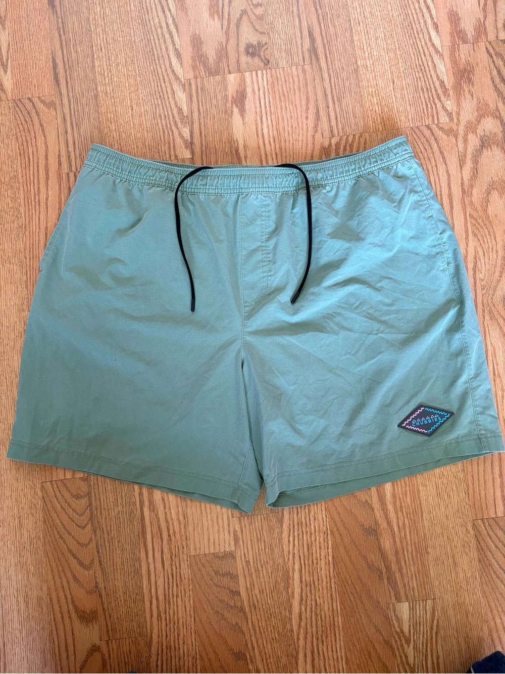 Chubbies Light Mint Green Vintage Wash Lined Sport Shorts